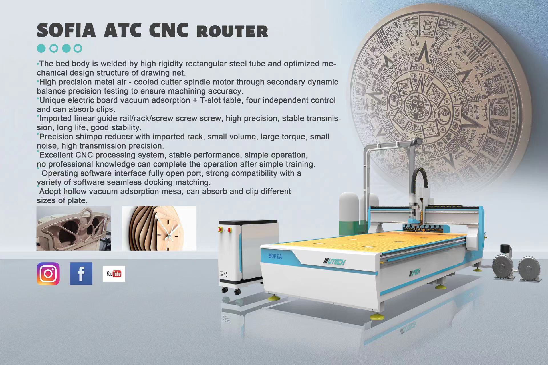 ATC фрезерный станок с ЧПУ