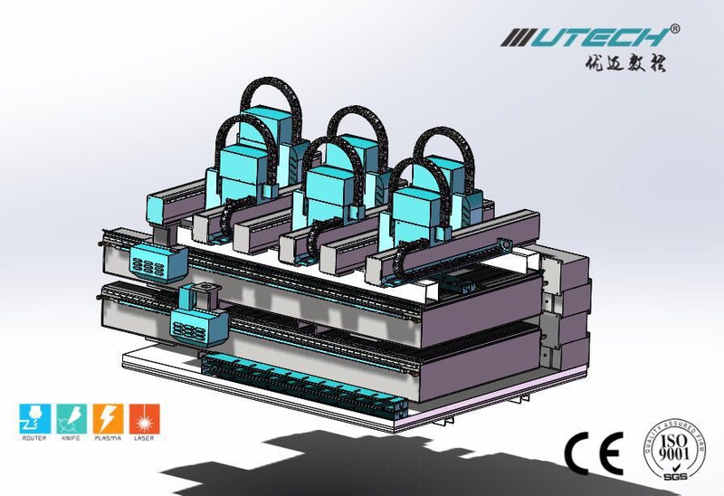 Build Machines Небольшое деревянное Алюминиевое программное обеспечение ЧПУ-маршрутизатора для продажи